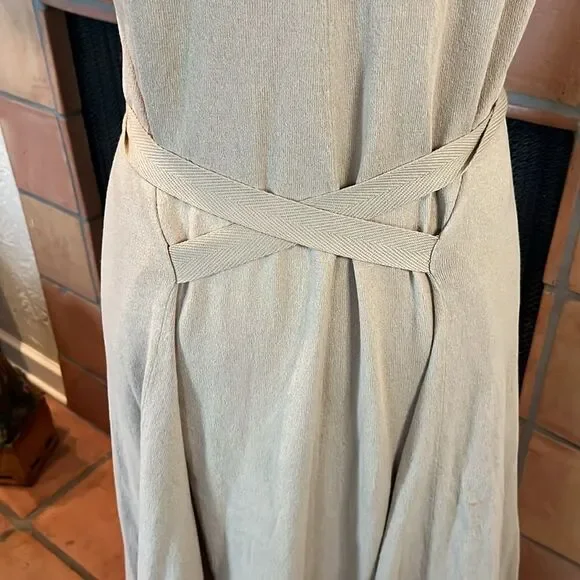 JOSEPH Calico Knit April Midi Belted Dress, size L